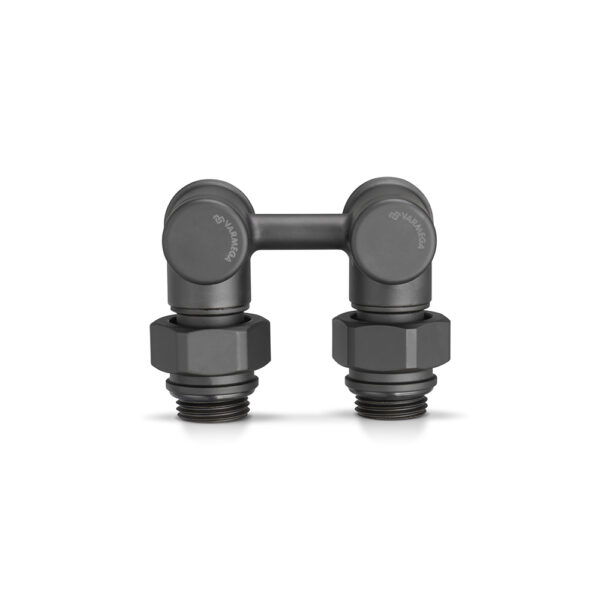 Узел нижнего подключения Varmega VMDV20-200415, 1/2"х3/4"EK НР, угловой, черный (2)