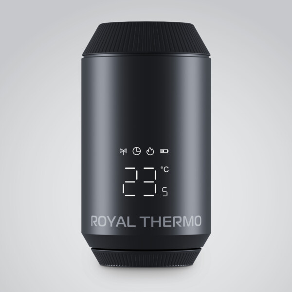 Термостат радиаторный электронный Royal Thermo Smart Heat 2.0, черный