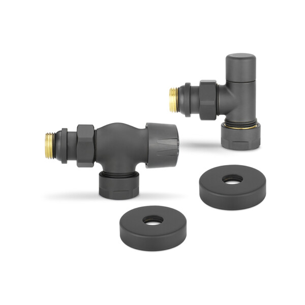 VMDV12-110415, 1/2" x 3/4"EK ВР-НР, Varmega, осевой, черный