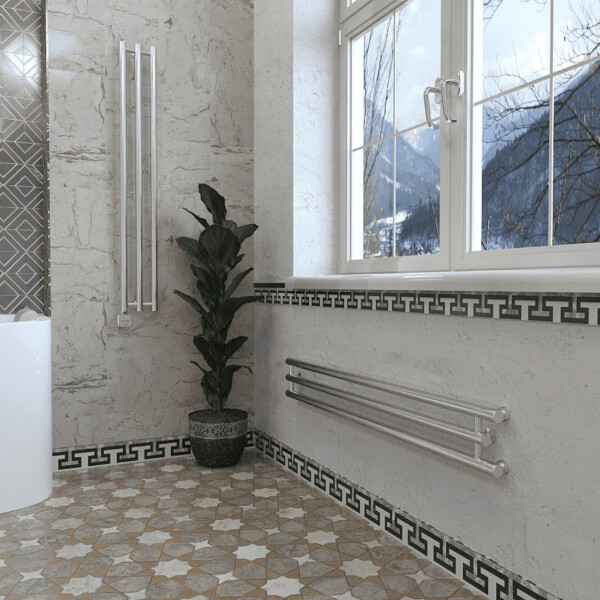 Stinox Minori Design V 1200 / 3 / сатин с комплектом подключения